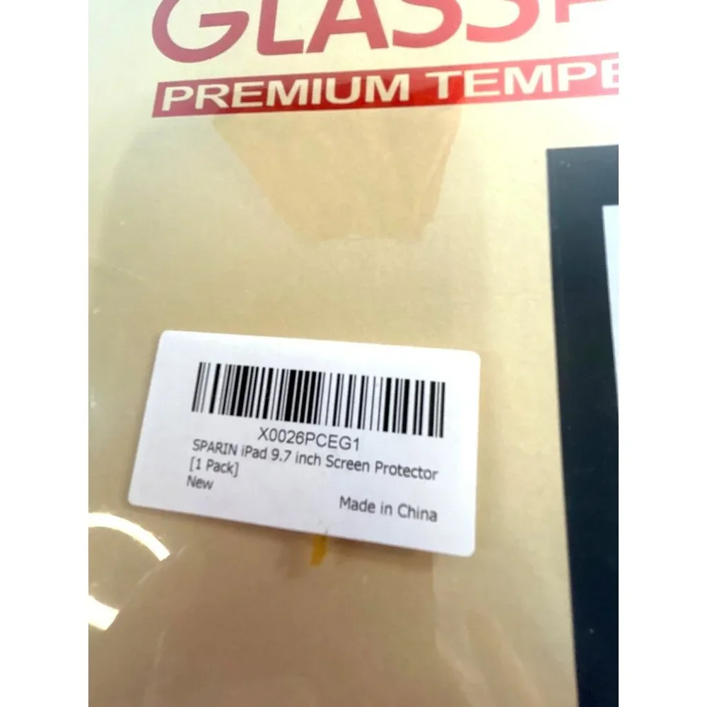 Sparin IPad Screen Protector Glass Screen Pro 9.7” NWT